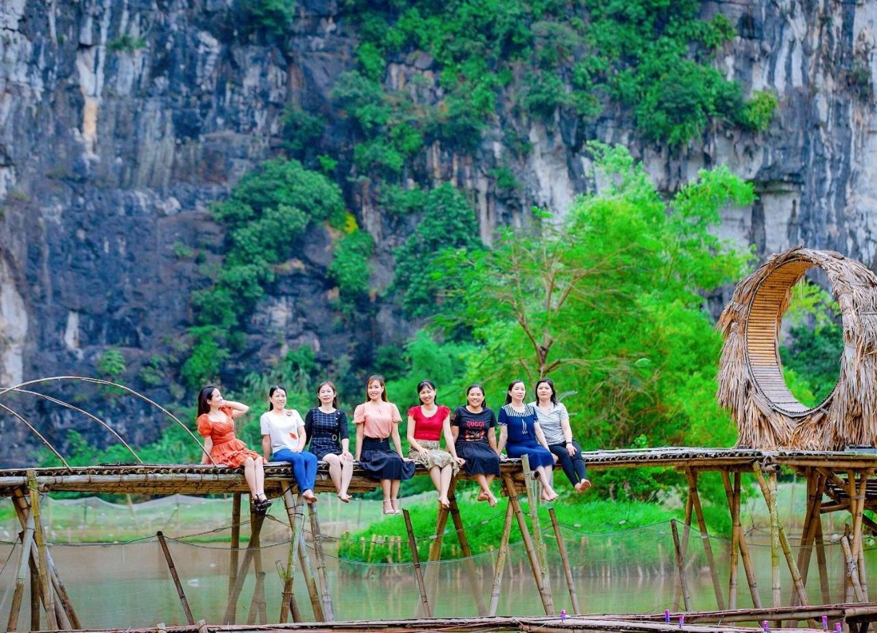 Quoc Khanh Bamboo Homestay Ninh Bình Kültér fotó