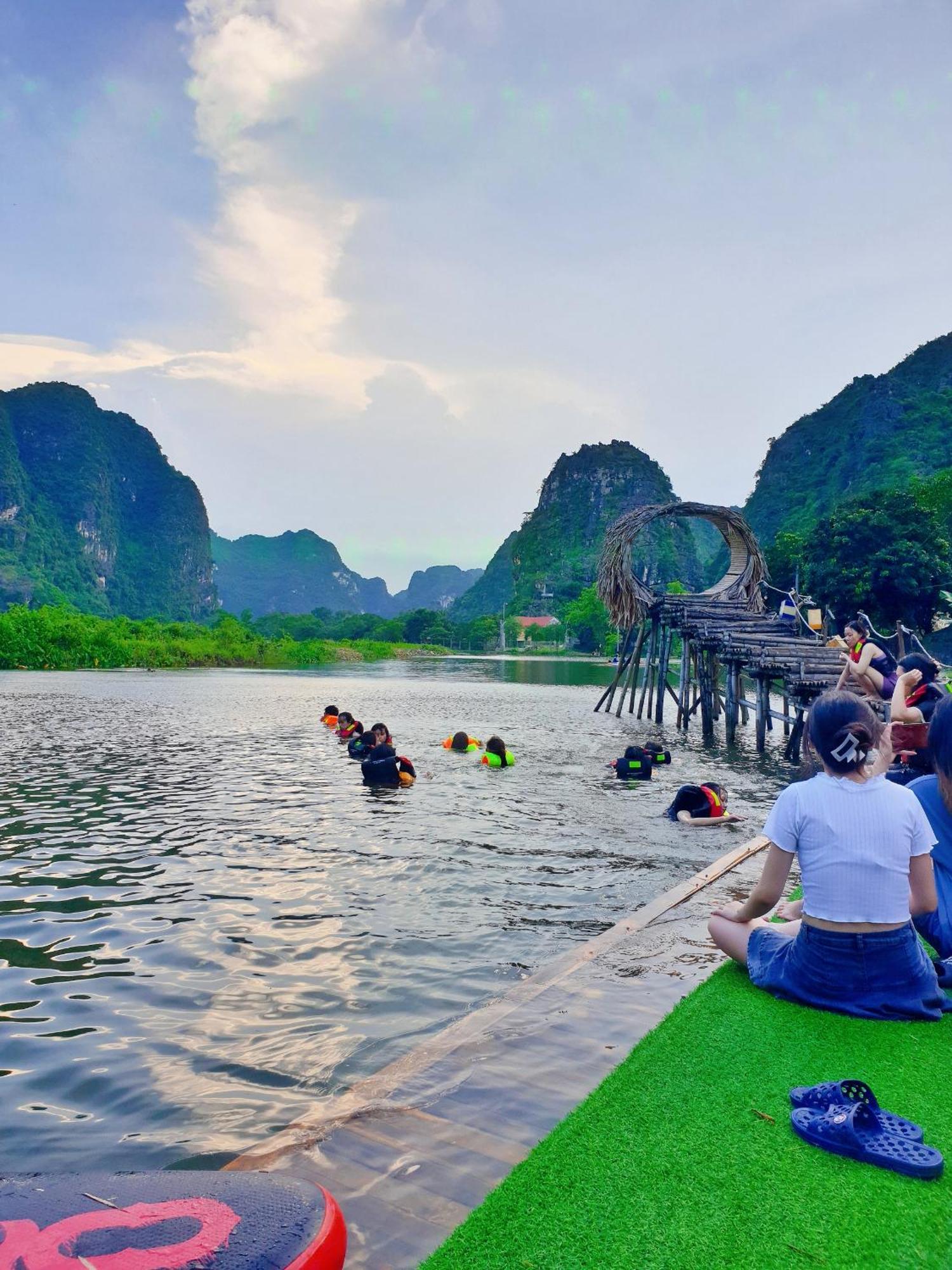 Quoc Khanh Bamboo Homestay Ninh Bình Kültér fotó
